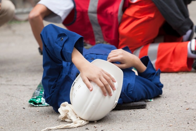 Construction Accident Injury Victim Suffers Fall